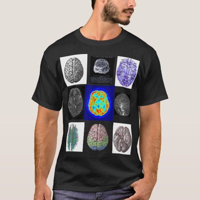 Camiseta Imágenes del cerebro (Anverso)