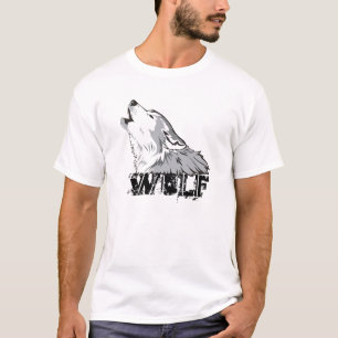 Camiseta Imágenes del lobo gris