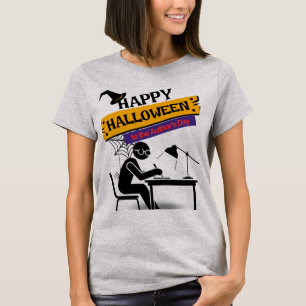 Camiseta imágenes espeluznantes de feliz halloween