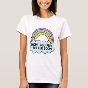 Camiseta Imágenes prediseñadas en la nube arcoiris que te