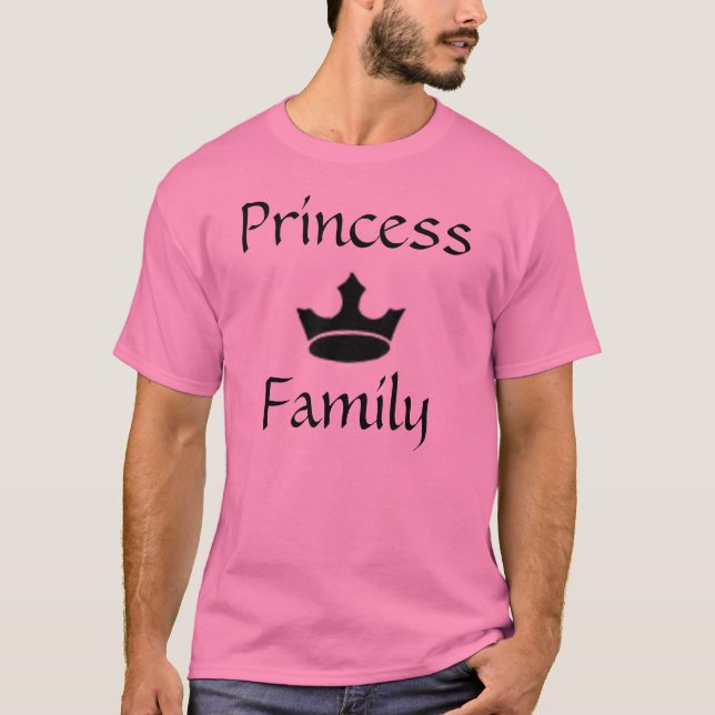 Camiseta imágenes, princesa Family (Anverso)