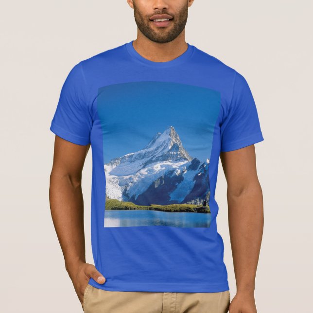 Camiseta Imágenes suizas - lago glacial (Anverso)