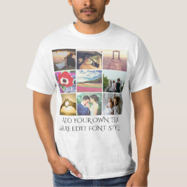 Camiseta imágenes y texto