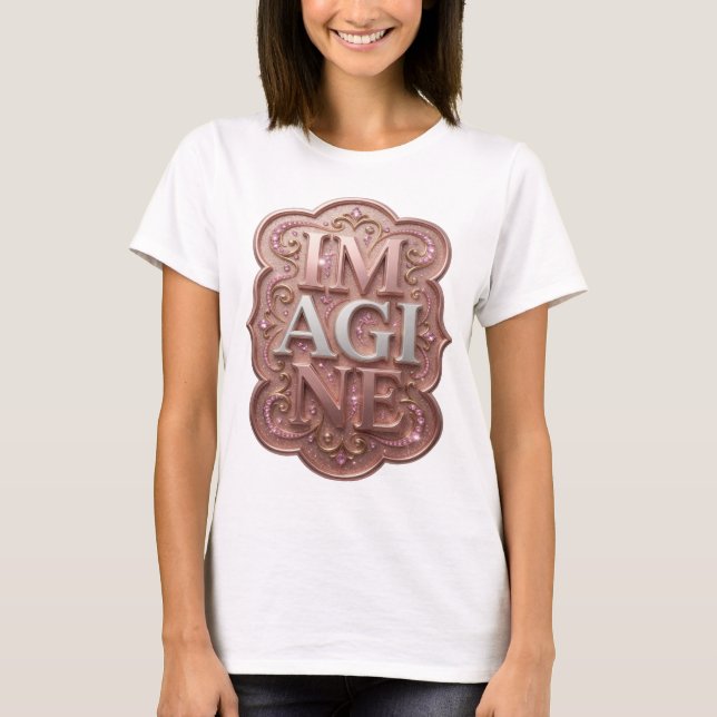 Camiseta IMAGINA Oro Limpio (Anverso)
