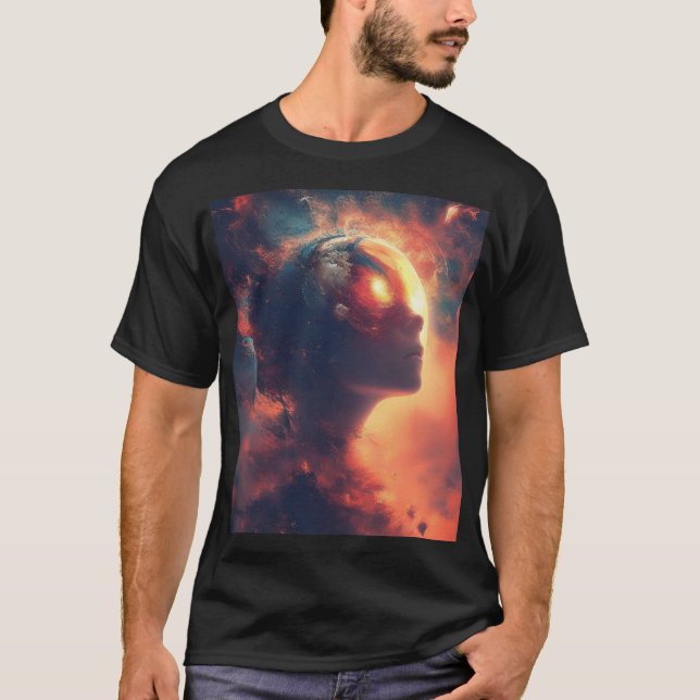 Camiseta imaginación de un humN (Anverso)
