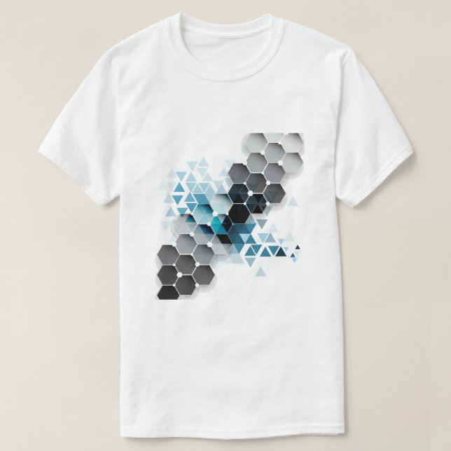 Camiseta Imaginación geométrica (Diseño del anverso)