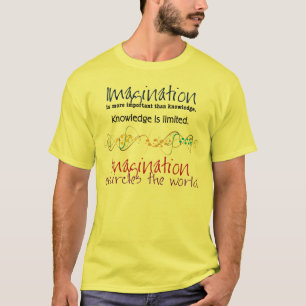 Camiseta Imaginación, más importante un conocimiento