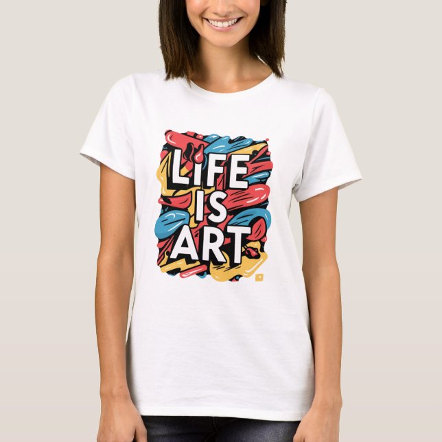 Camiseta "Imaginación vibrante" (Anverso)