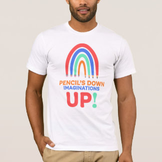 CAMISETA IMAGINACIONES DE PENCIL DOWN UP | PROFESOR DE ARTE