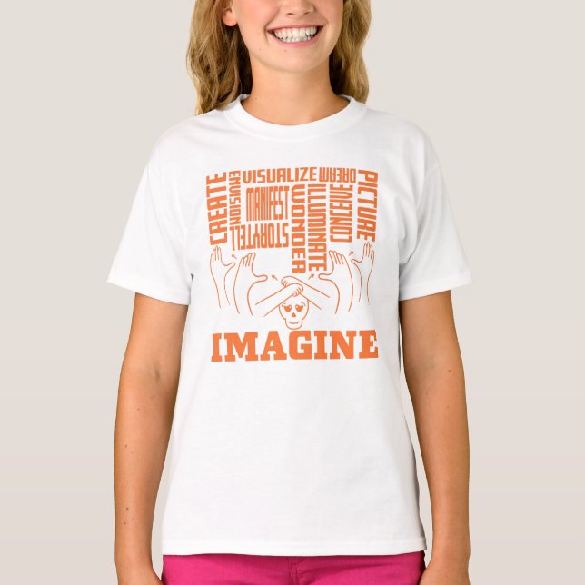Camiseta Imagine - Diseño ASL (Anverso)