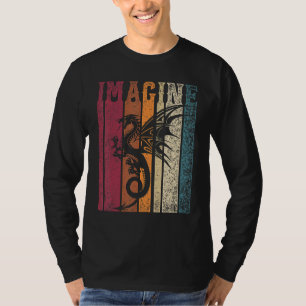 Camiseta Imagine Dragon Shirt Guay Retro Vintage