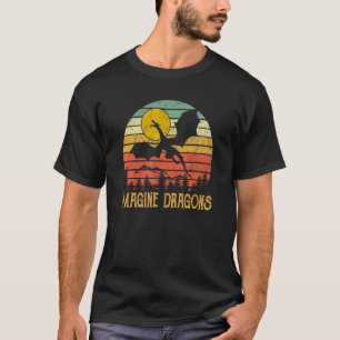 Camiseta Imagine Dragones de Fantasía Mágicos y Mitológicos