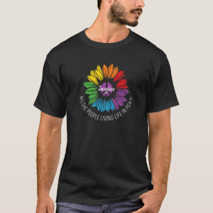 Camiseta Imaginen A Toda La Gente Viviendo La Vida En Paz L