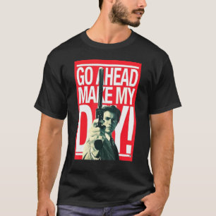 Camiseta Imaginen El Fondo Rojo Del Hombre Y Citen Mi D