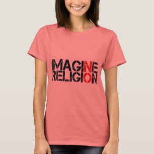 Camiseta Imaginen ninguna religión