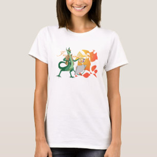 Camiseta "Imagínese" al pintor del dragón