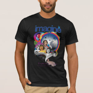 Camiseta Imagínese el negro: Pruebe la imagen para probar