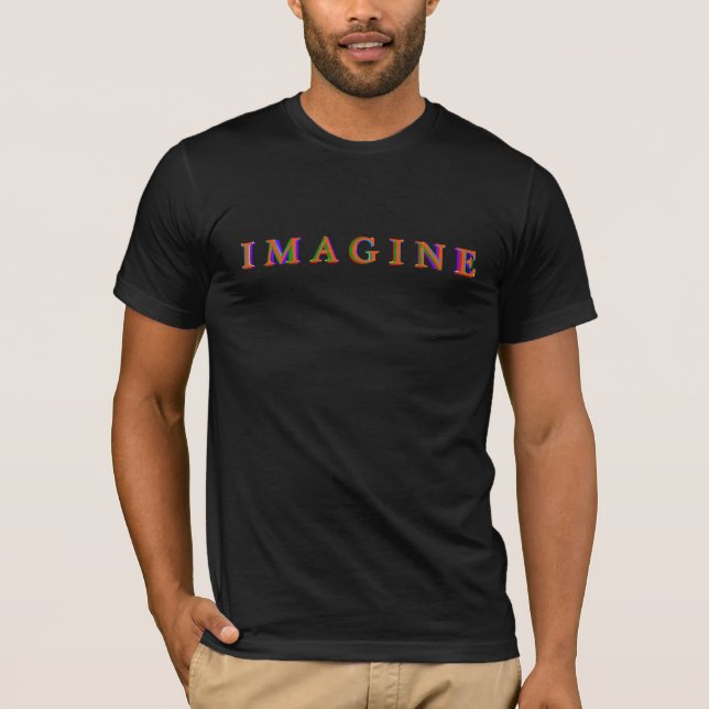 Camiseta Imagínese en colores (Anverso)