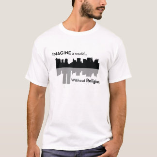 Camiseta Imagínese un mundo sin la religión