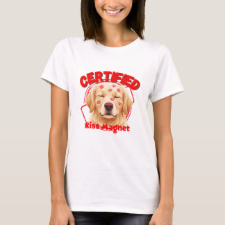 Camiseta Imán de beso certificado - Perro divertido de raza