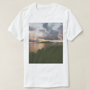 Camiseta Imán de foto flexible de la isla tropical de Fiyi