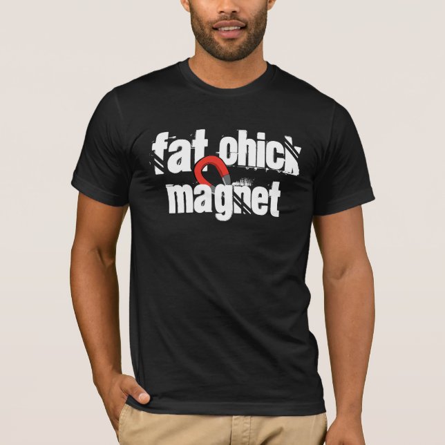 Camiseta Imán gordo del polluelo (Anverso)