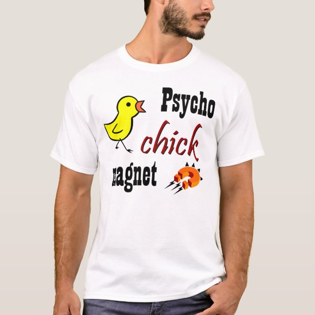 Camiseta Imán psico del polluelo (Anverso)