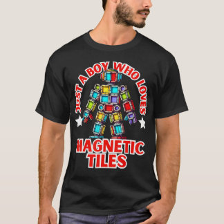 Camiseta Imanes Just Un Niño Que Ama Imanes R