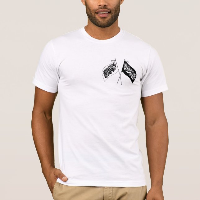 Camiseta Imarat Kavkaz bayrakh. Caucasus Emirate Flag (Anverso)