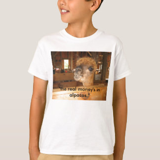 Camiseta IMG_0591, "el dinero real en alpacas. "