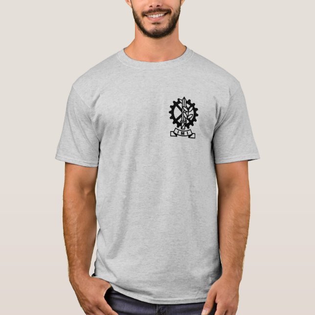 Camiseta IMI las industrias militares 2 de Isreali echaron (Anverso)