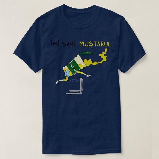 Camiseta Imi sare mustarul (Diseño del anverso)