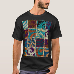 Camiseta Imitación de vintage de lienzo en bruto