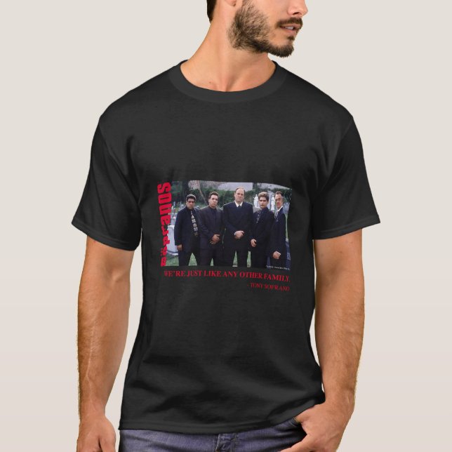 Camiseta Iml Hbo Los Hombres Y Mujeres De La Familia Sopran (Anverso)