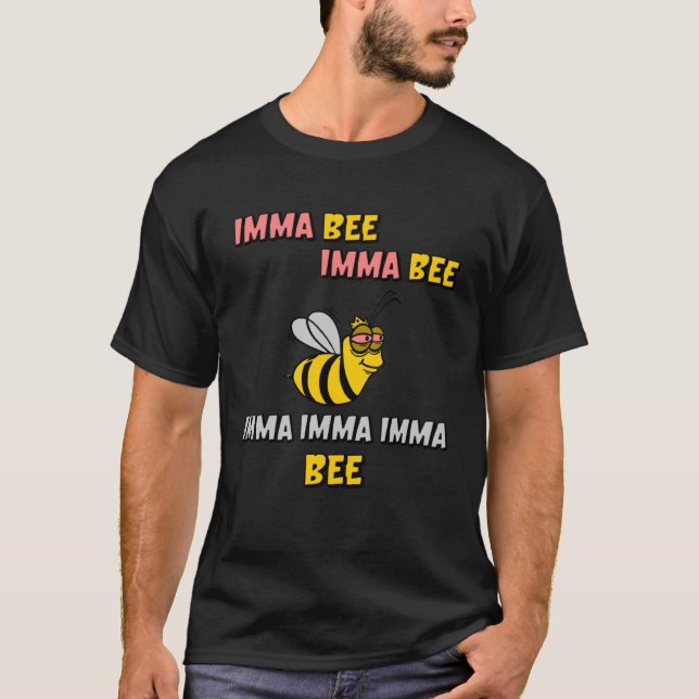 Camiseta Imma Bee Rockin  Music Song  For Boys And Girls (Anverso)