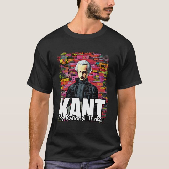 Camiseta Immanuel Kant Philosopher (Anverso)