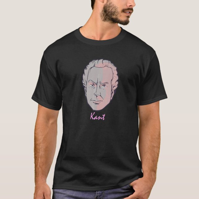 Camiseta Immanuel Kant Philosopher Philosopher Enlig (Anverso)
