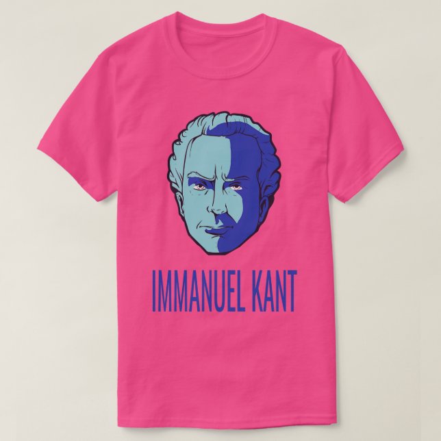 Camiseta Immanuel Kant Philosopher Writer (Diseño del anverso)