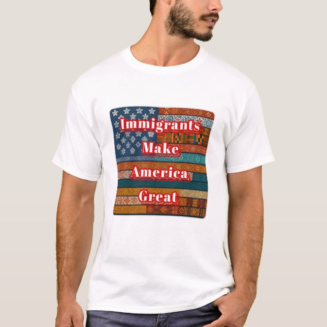 Camiseta Immigrants Make America Great (Anverso)