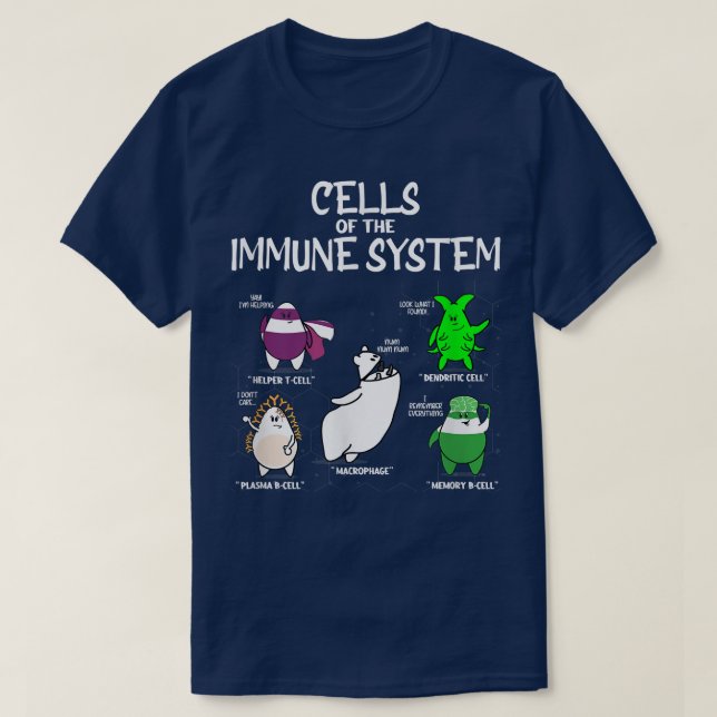 Camiseta Immune System Cells Biology Cell Science Humor Imm (Diseño del anverso)
