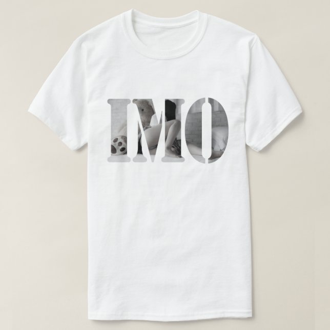CAMISETA IMOの中にモモとイモ君 (Diseño del anverso)