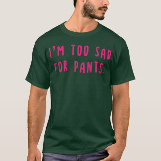 Camiseta Imoo Triste Para Pantalones Rosa Familia 70s