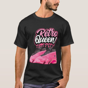 Camiseta Impactante partido de moda rosa 14's Tees Retro Qu