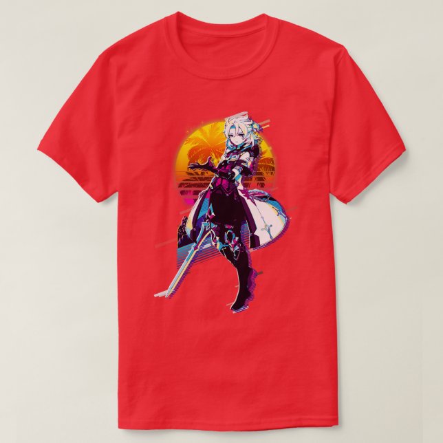 Camiseta Impacto de Albedo Genshin (Diseño del anverso)