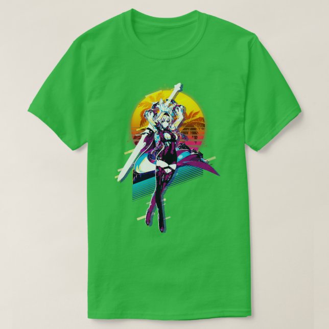 Camiseta Impacto de Eula Genshin (Diseño del anverso)