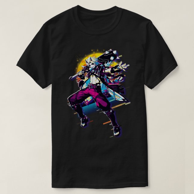 Camiseta Impacto de Itto Genshin (Diseño del anverso)