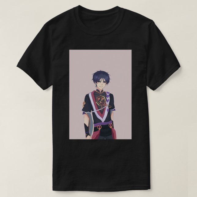 Camiseta Impacto de Scaramouche Genshin (Diseño del anverso)