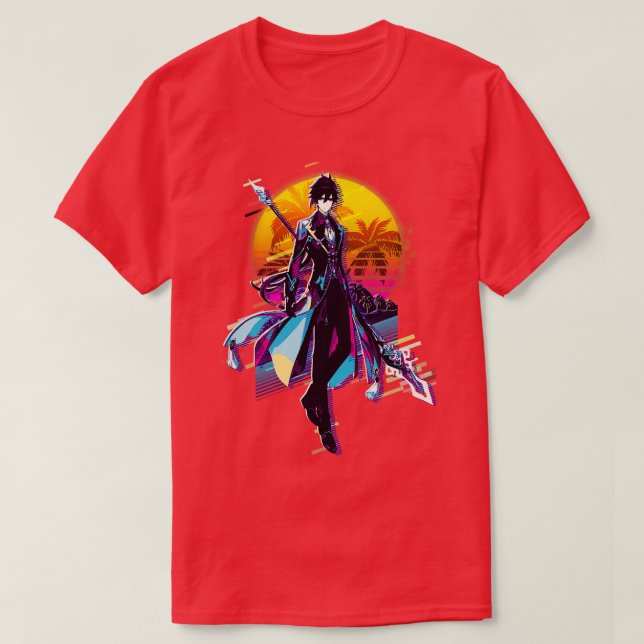 Camiseta Impacto de Zhongli Genshin (Diseño del anverso)