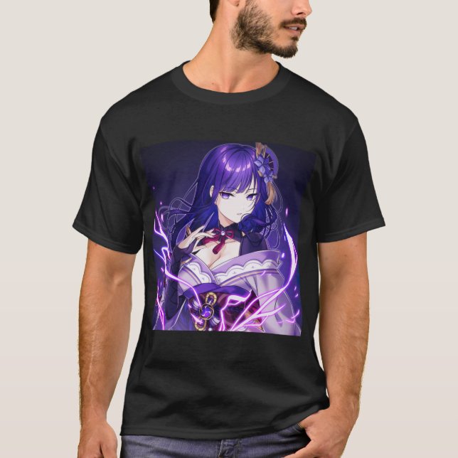 Camiseta Impacto genshin de Raiden Shogun (11) (Anverso)