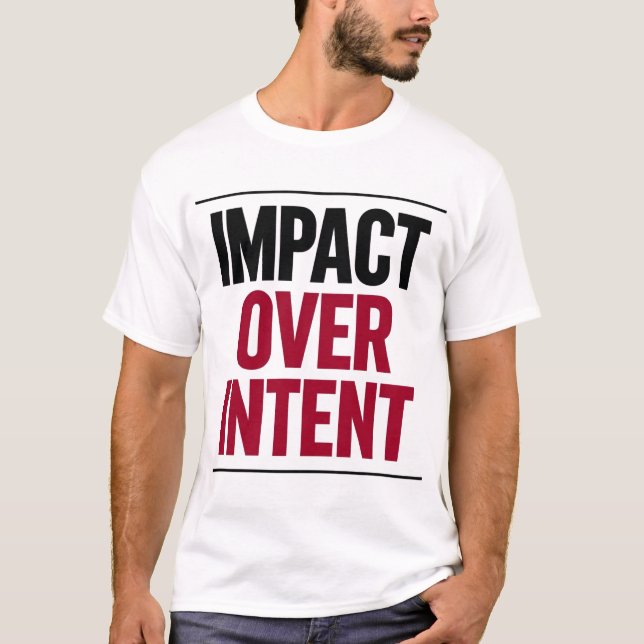 Camiseta Impacto Sobre Intención (Anverso)
